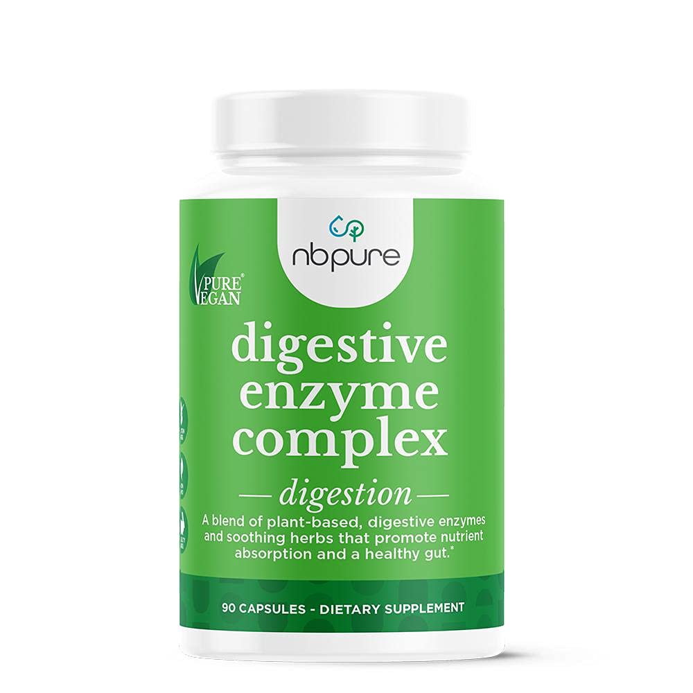 Amazon.com: Nbpure Vegan Digestive Enzyme Complex – Daily Bloating